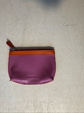 Baekgaard Pink & Orange Zip Coin Zipper Pouch